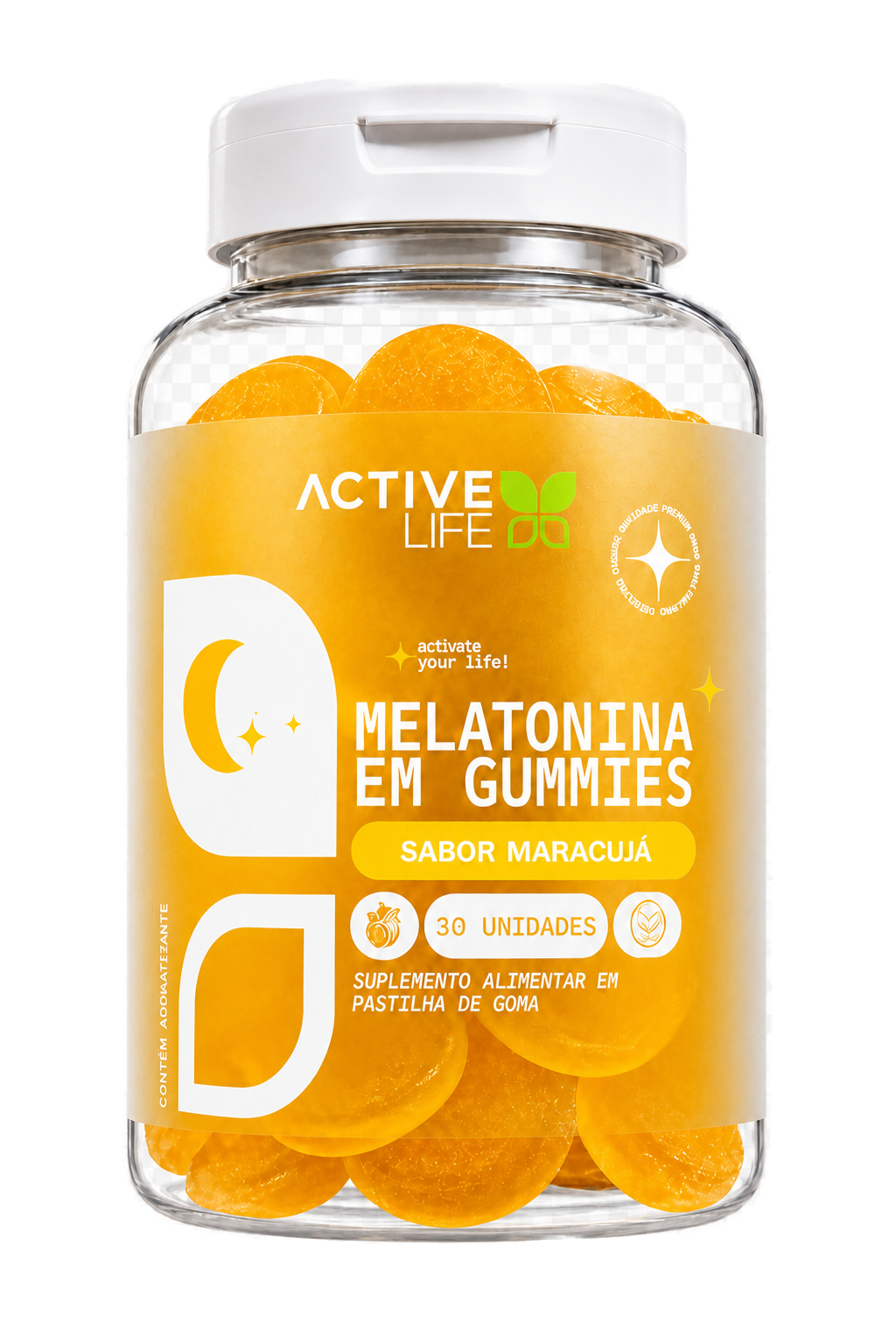 Melatonina em gummies